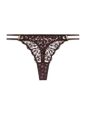 AUBADE | String CRAZY IN LOVE satin brown | 